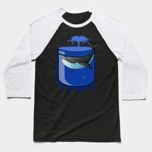 Pocket aquarium - whale Baseball T-Shirt